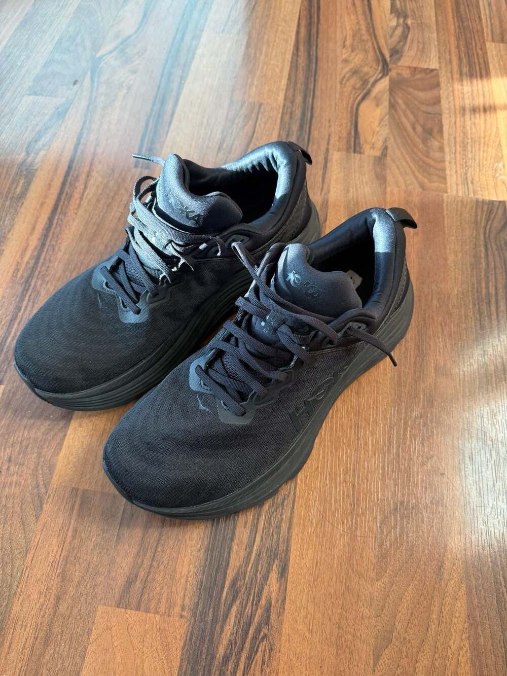 HOKA One One Women's Gaviota 5 Triple Black Running Shoes Size 11B